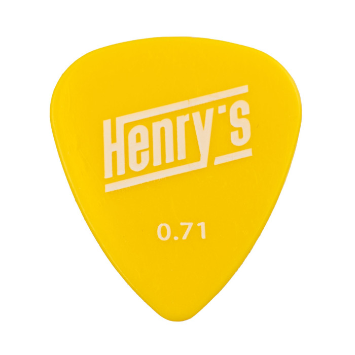Levně Henry`s Picks HENYL71 Nyltone, 0,71mm, žlutá, 6ks