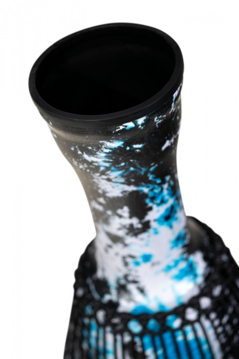 Hlavní obrázek Djembes MEINL PADJ8-M-F Rope Tuned Travel Djembe 10” - Galactic Blue Tie Dye