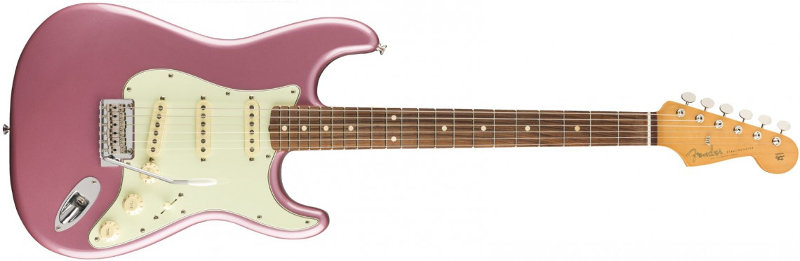 Levně Fender Vintera 60s Stratocaster Modified Burgundy Mist Metallic Pau Ferro