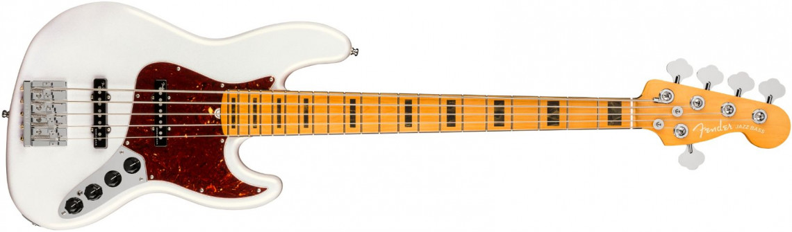 Hlavní obrázek 5strunné FENDER American Ultra Jazz Bass V Arctic Pearl Maple