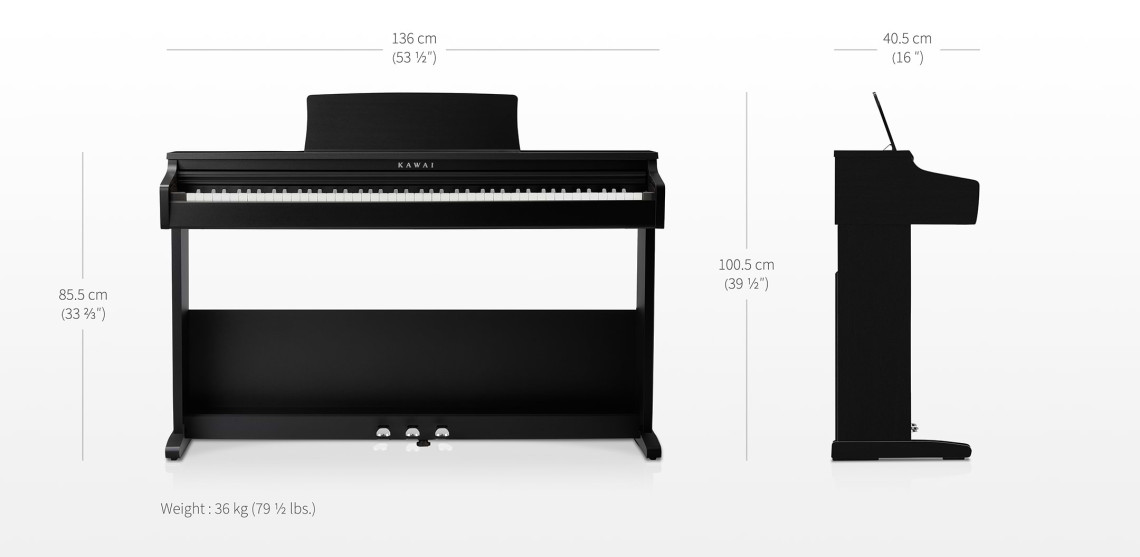Hlavní obrázek Digitální piana KAWAI KDP75 B - Embossed Black