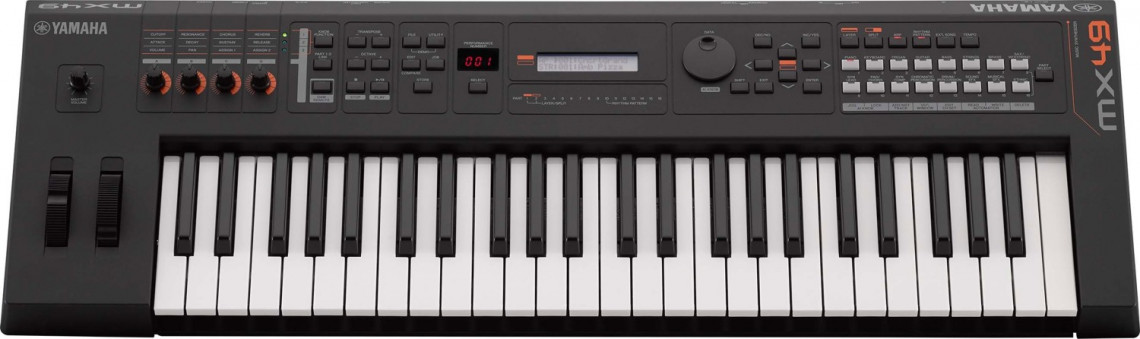 Hlavní obrázek Syntezátory, varhany, virtuální nástroje YAMAHA MX49 BK Version 2