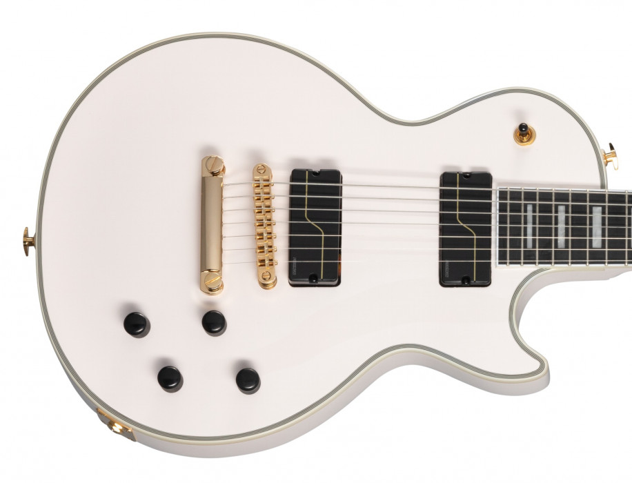Hlavní obrázek 7strunné EPIPHONE Matt Heafy Les Paul Custom Origins 7 - Bone White