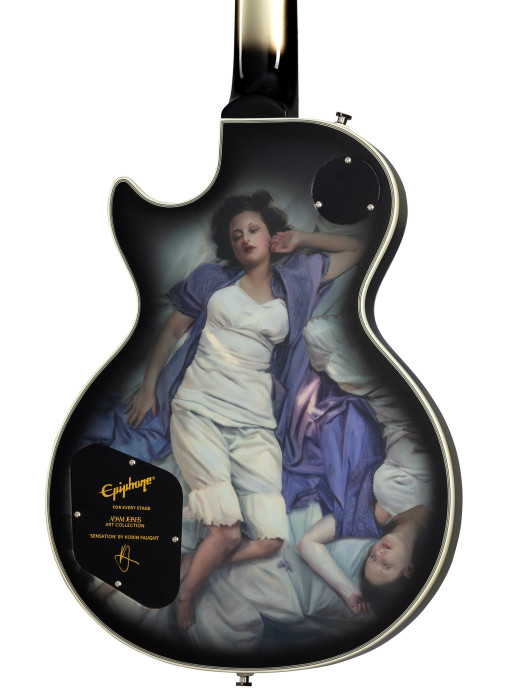 Hlavní obrázek Les Paul EPIPHONE Adam Jones Les Paul Custom Art Collection: Korin Faught’s Sensation - Antique Silverburst