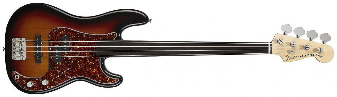 Hlavní obrázek PB modely FENDER Tony Franklin Fretless Precision Bass®, Ebony Fingerboard, 3-Color Sunburst
