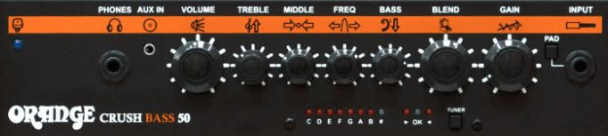 Hlavní obrázek Tranzistorová komba ORANGE Crush Bass 50