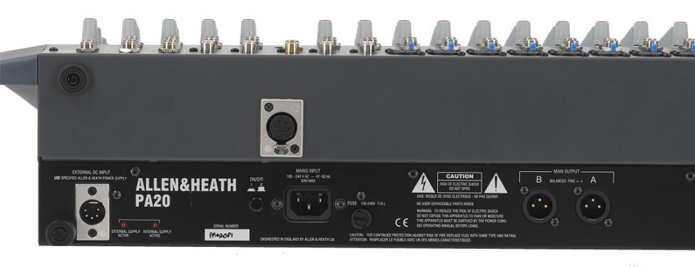 Hlavní obrázek Mixážní pulty s efektem ALLEN HEATH PA20