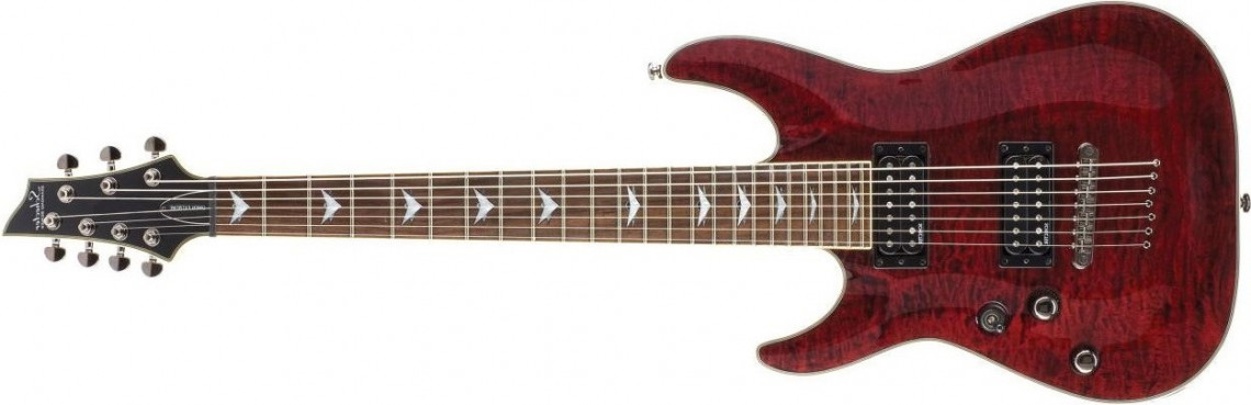 Hlavní obrázek Superstrat SCHECTER Omen Extreme 7, Rosewood Fingerboard - Black Cherry - Left handed