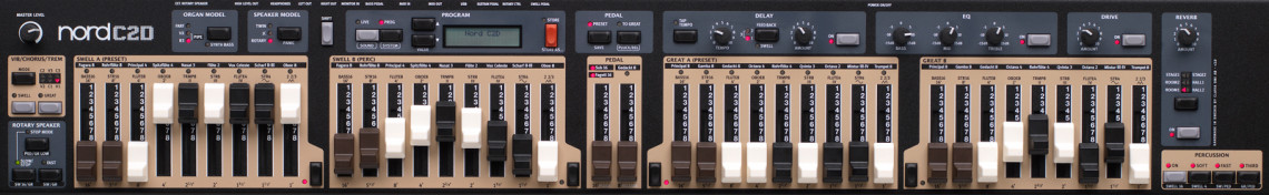 Hlavní obrázek Syntezátory, varhany, virtuální nástroje CLAVIA Nord C2D Combo Organ