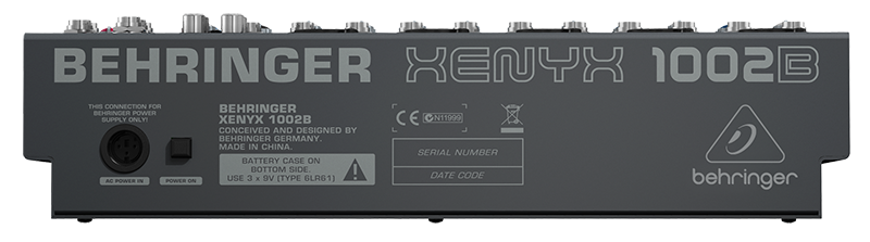 Hlavní obrázek Mixážní pulty bez efektu BEHRINGER XENYX 1002B
