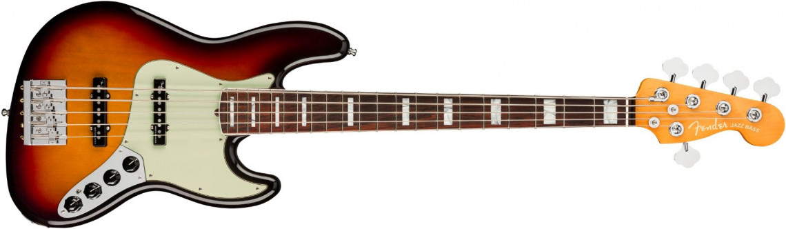 Hlavní obrázek 5strunné FENDER American Ultra Jazz Bass V Ultraburst Rosewood