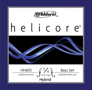 Hlavní obrázek Struny D´ADDARIO - BOWED HH610 Helicore Hybrid Heavy - 3/4
