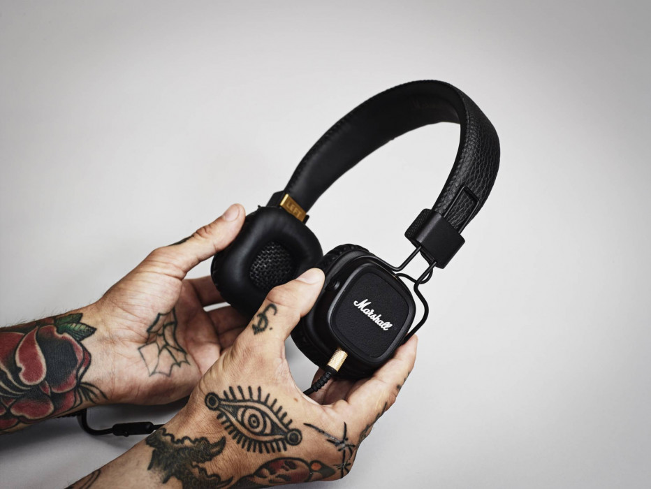 Hlavní obrázek Na uši (s kabelem) MARSHALL Major MK2-BLK