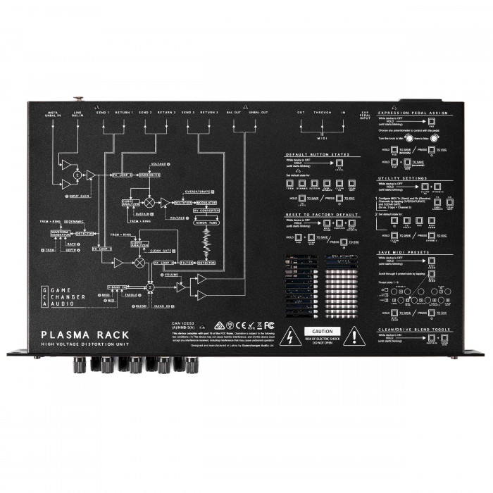 Hlavní obrázek Overdrive, distortion, fuzz, boost GAMECHANGER AUDIO PLASMA Rack