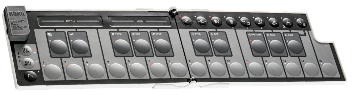 Hlavní obrázek MIDI keyboardy KORG nanoKEY Fold White