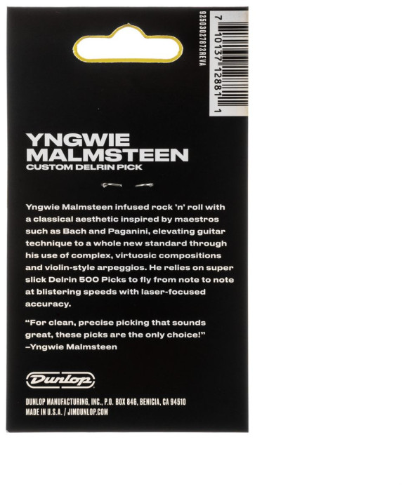 Hlavní obrázek Tvrdost do 2.0 DUNLOP Yngwie Malmsteen Custom Delrin Pick 2.0 mm 24 ks