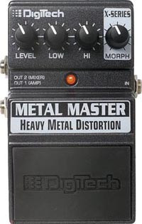 Hlavní obrázek Overdrive, distortion, fuzz, boost DIGITECH Metal Master