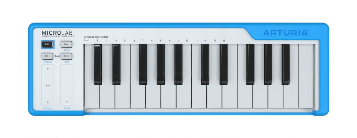 Hlavní obrázek MIDI keyboardy ARTURIA MicroLab - Blue