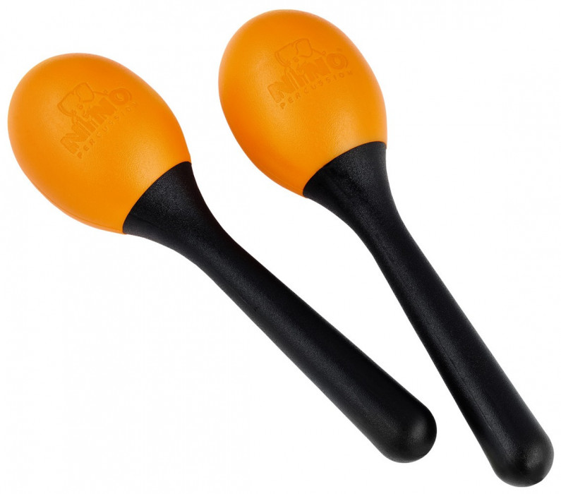 Levně NINO Percussion NINO569OR Plastic Egg Maracas - Orange