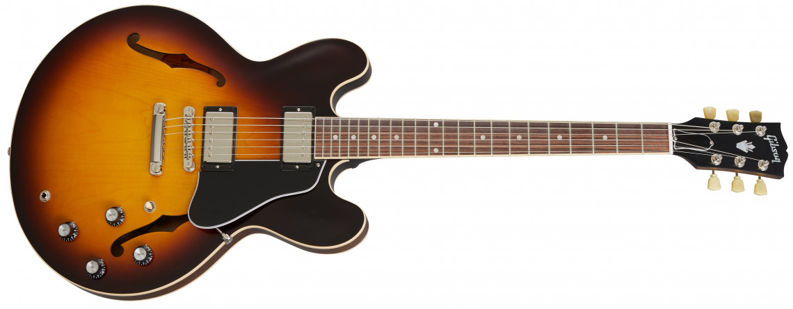 Levně Gibson ES-335 Satin - Satin Vintage Burst