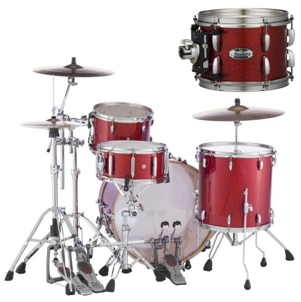 Levně Pearl Masters Maple Complete MCT943XEP/C Inferno Red Sparkle