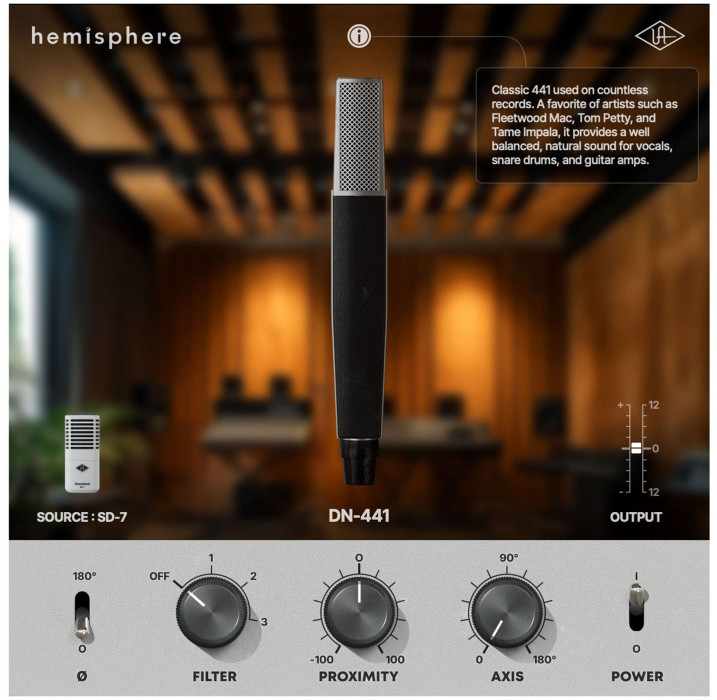 Hlavní obrázek Dynamické nástrojové mikrofony UNIVERSAL AUDIO SD-7