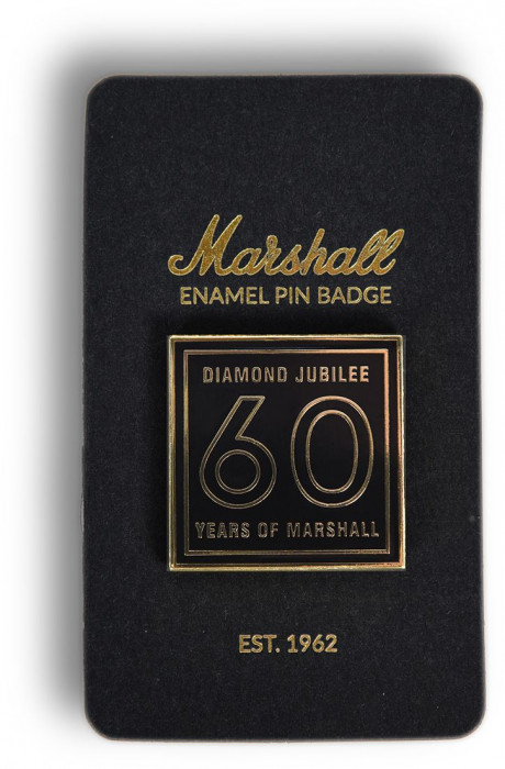 Hlavní obrázek Oblečení a dárkové předměty MARSHALL 60th Anniversary - Smaltovaný odznak se špendlíkem