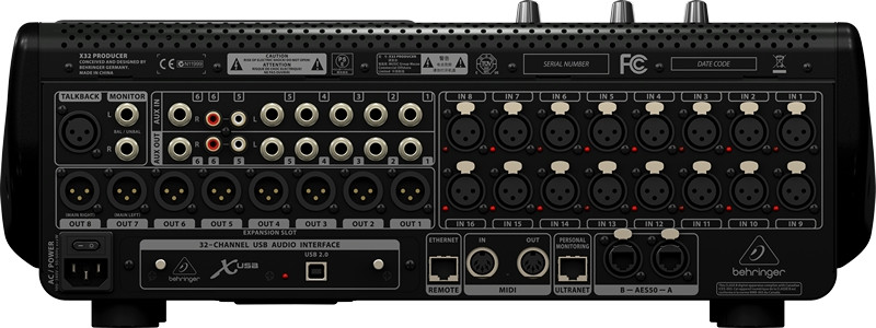 Hlavní obrázek Digitální mixpulty BEHRINGER X32 Producer B Stock