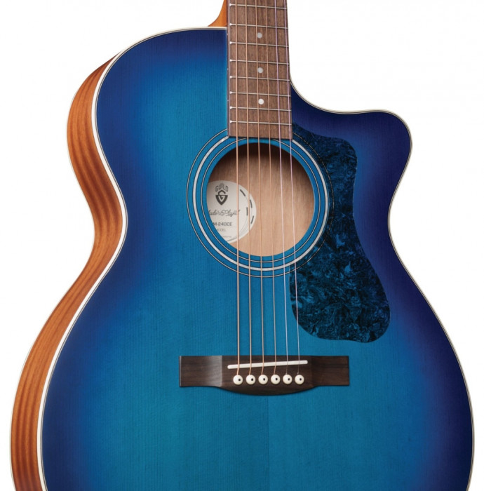 Hlavní obrázek Další tvary GUILD OM-240CE - Dark Blue Burst