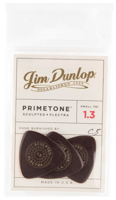 Hlavní obrázek Tvrdost do 2.0 DUNLOP Primetone Small Triangle Smooth Pick 1.3 mm 3 ks