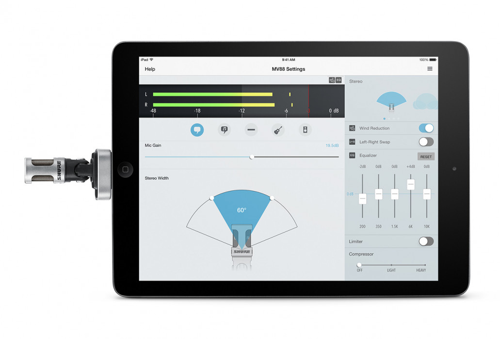Hlavní obrázek Mikrofony pro video a foto SHURE MOTIV MV88