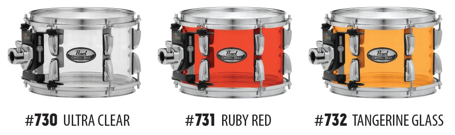 Hlavní obrázek 20“; 10“, 12“; 14“ PEARL CRB504P Crystal Beat - Tangerine Glass