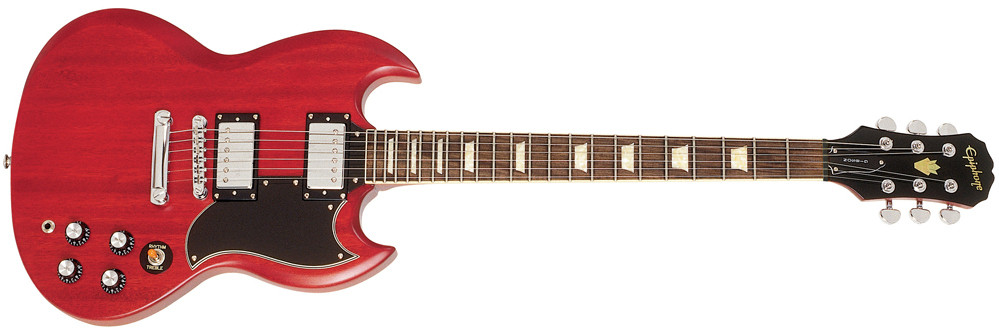 Hlavní obrázek SG EPIPHONE G400 Faded WC, Rosewood Fingerboard - Worn Cherry