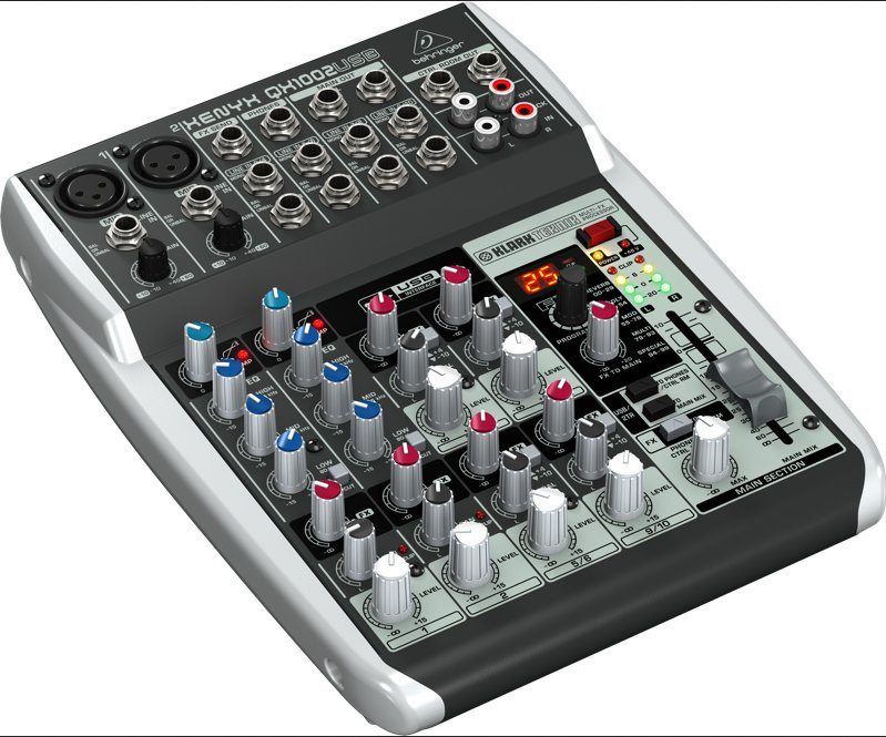 Hlavní obrázek Mixážní pulty s efektem BEHRINGER XENYX QX1002USB
