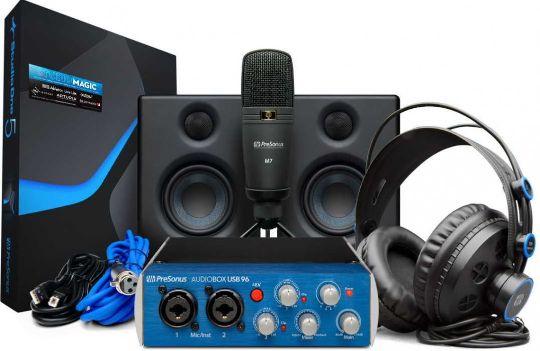 Hlavní obrázek Velkomembránové kondenzátorové mikrofony PRESONUS AudioBox Studio Ultimate Bundle