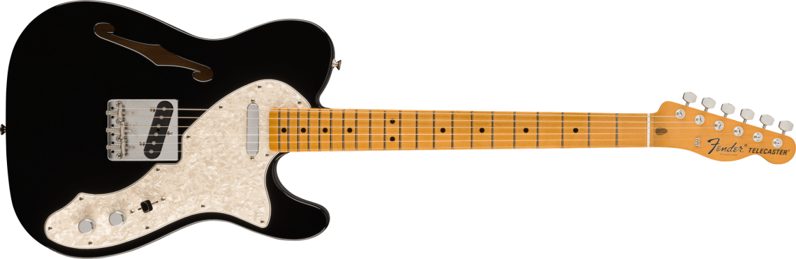 Levně Fender Vintera II `60s Telecaster Thinline - Black