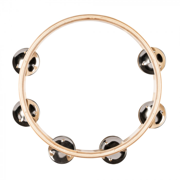 Hlavní obrázek Perkuse pro děti NINO PERCUSSION NINO945 Double Row Wood Tambourine 8” - Natural