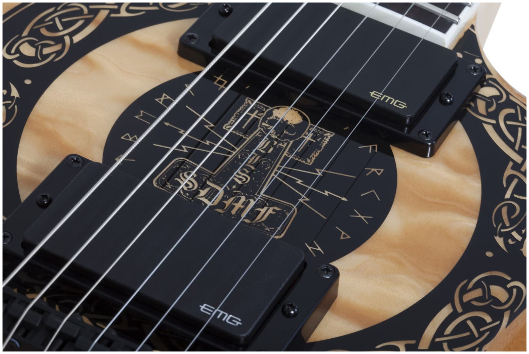 Hlavní obrázek Hard&heavy SCHECTER Wylde Audio Nomad Norse Dragon - RawTop