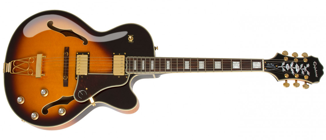 Hlavní obrázek Semiakustické a jazzové EPIPHONE Joe Pass Emperor-II PRO Vintage Sunburst