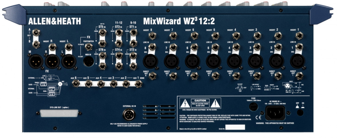 Hlavní obrázek Mixážní pulty s efektem ALLEN HEATH WZ312:2DX