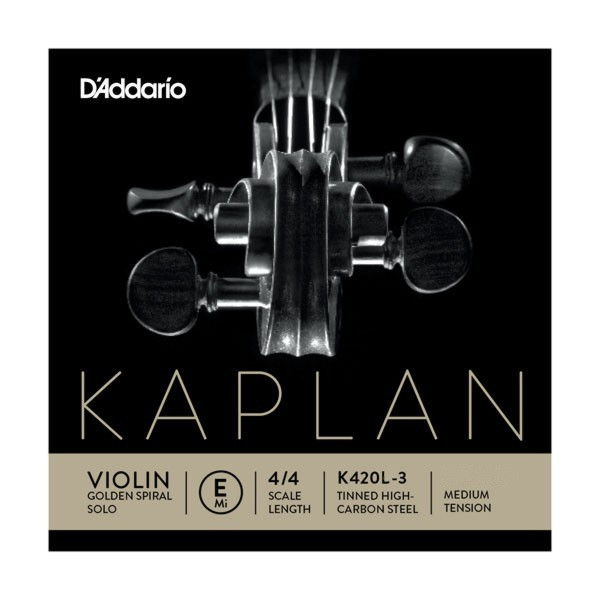 Hlavní obrázek Struny D´ADDARIO - BOWED Kaplan Golden Spiral Solo Loop End Violin K420L-3
