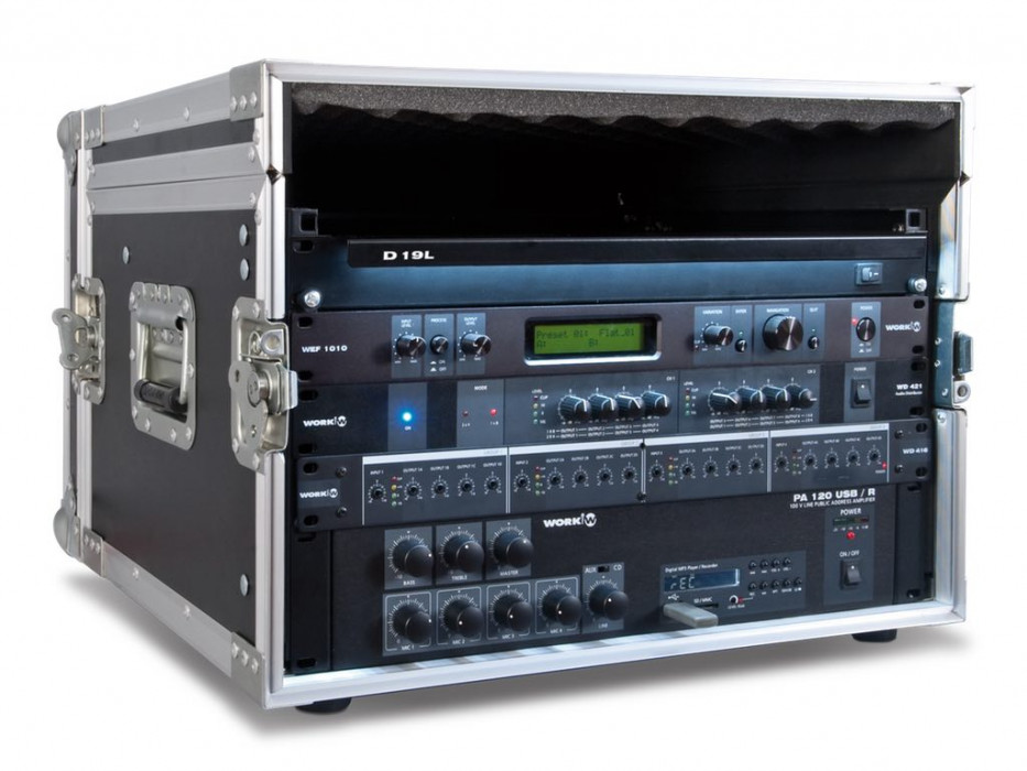 Hlavní obrázek Stabilizátory napětí, napájecí distributory a osvětlovací rackové moduly WORK D19 L