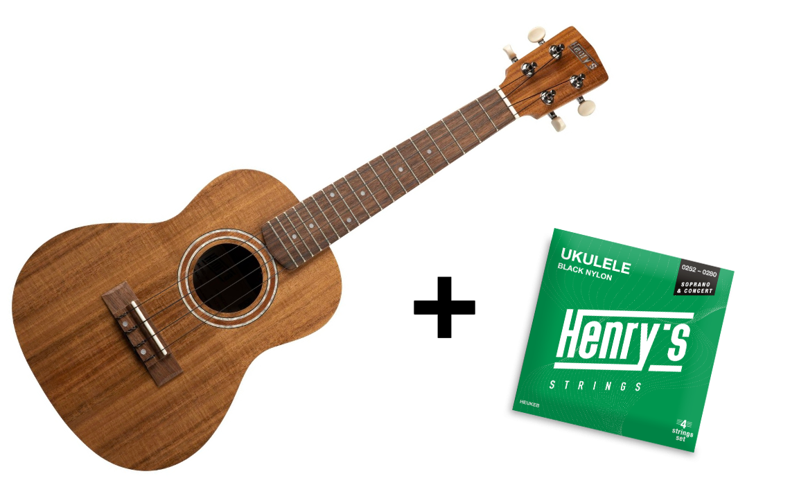 Levně Henry`s Guitars HEUKE20A-C01 - Natural
