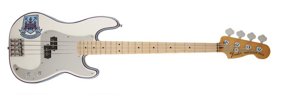 Hlavní obrázek PB modely FENDER Steve Harris Precision Bass Olympic White Maple