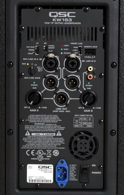 Hlavní obrázek Aktivní reproboxy QSC KW153