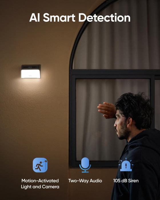 Hlavní obrázek Zabezpečení ANKER Eufy Solar Wall Light Cam S120