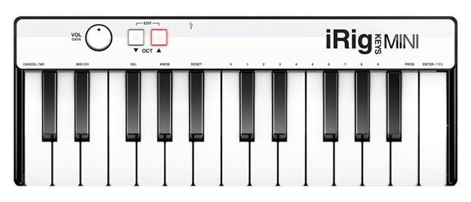 Hlavní obrázek MIDI keyboardy IK MULTIMEDIA iRig Keys Mini