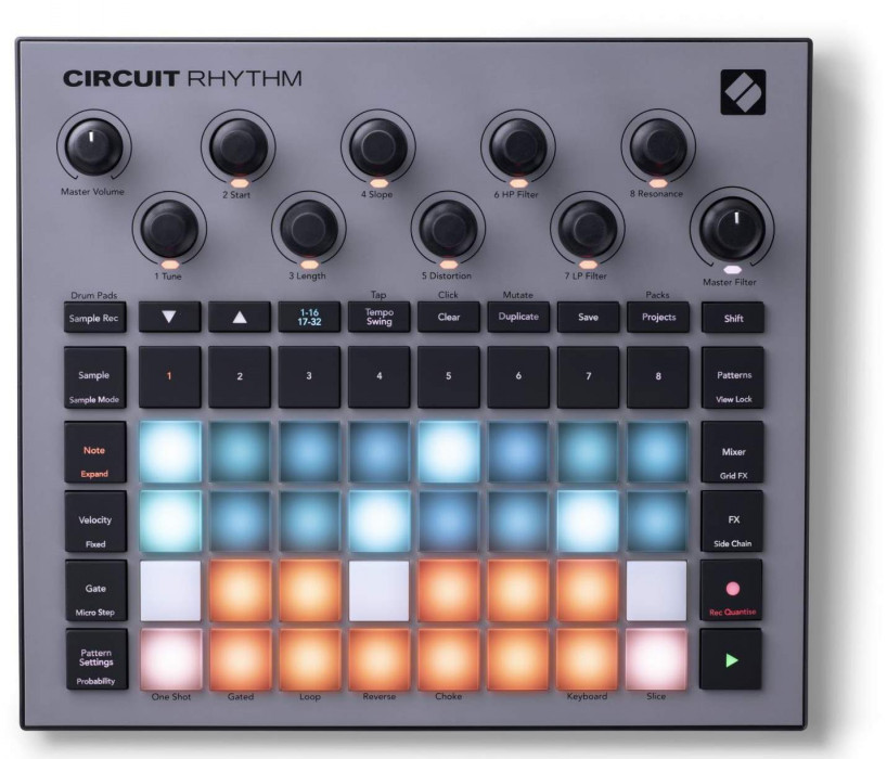Hlavní obrázek Samplery, sekvencery, moduly NOVATION Circuit Rhythm