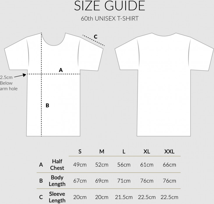 Hlavní obrázek Oblečení a dárkové předměty MARSHALL 60th Anniversary - Vintage Tričko (Unisex) M