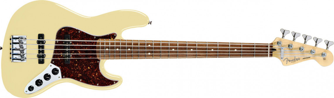 Hlavní obrázek 5strunné FENDER Active Jazz Bass® V (Five String), Rosewood Fingerboard, Vintage White